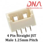 4 Pin 1.25mm JST PH Straight Male Connector