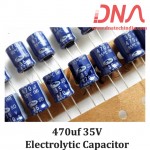 470uf 35V Electrolytic Capacitor