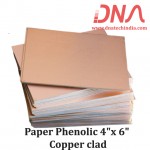 Paper Phenolic 4"x 6" Copper Clad