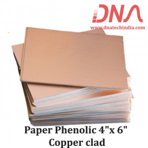 Paper Phenolic 4"x 6" Copper Clad Paper Phenolic 4"x 6" Copper Clad