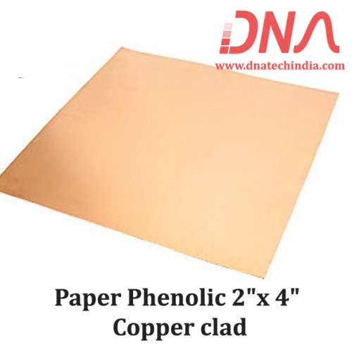 Paper Phenolic 2"x 4" Copper Clad
