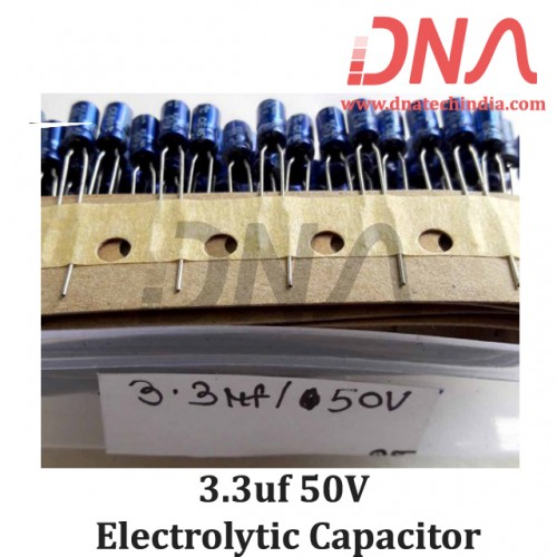 3.3uf 50V Electrolytic Capacitor 