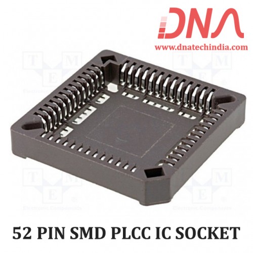 Chip Carrier PLCC 52  NEW 3 ea PLCC52 Through Hole IC Socket 