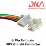 6 Pin 2.54mm SHS Straight M/F Relimate Connector