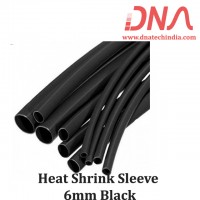 Heat Shrink Sleeve 6mm Black Heat Shrink Sleeve 6mm Black