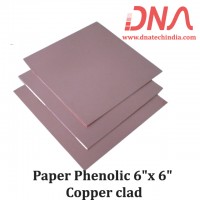 Paper Phenolic 6"x 6" Copper Clad Paper Phenolic 6"x 6" Copper Clad