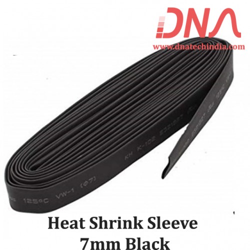 Heat Shrink Sleeve 7mm Black