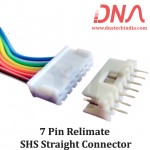 7  Pin 2.54mm SHS Straight M/F Relimate Connector