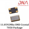 SMD7050 11.0592 Mhz Crystal Oscillator