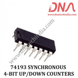 74193 SYNCHRONOUS 4-BIT UP/DOWN COUNTERS