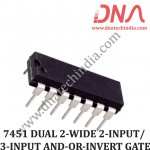 7451 DUAL 2-WIDE 2-INPUT/ 3-INPUT AND-OR-INVERT GATE