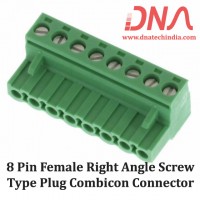 8 Pin Female Right Angle Screwable Plug 5.08mm (Combicon Connector) 8 Pin Female Right Angle Screwable Plug 5.08mm (Combicon Connector)