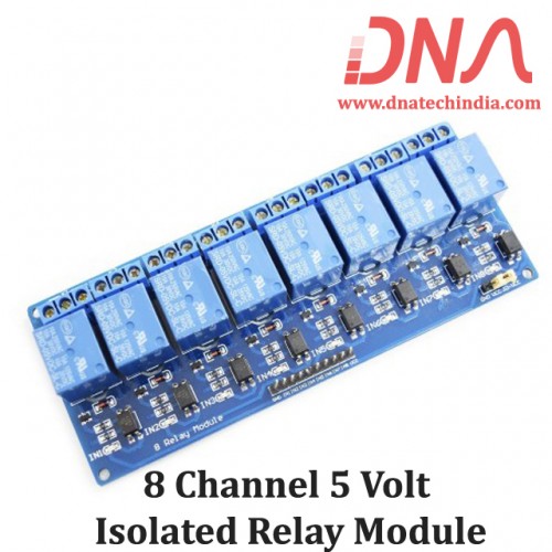 8 Channel 5 Volt Isolated Relay Module