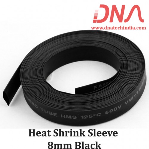 Heat Shrink Sleeve 8mm Black
