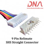 9 Pin 2.54mm SHS Straight M/F Relimate Connector