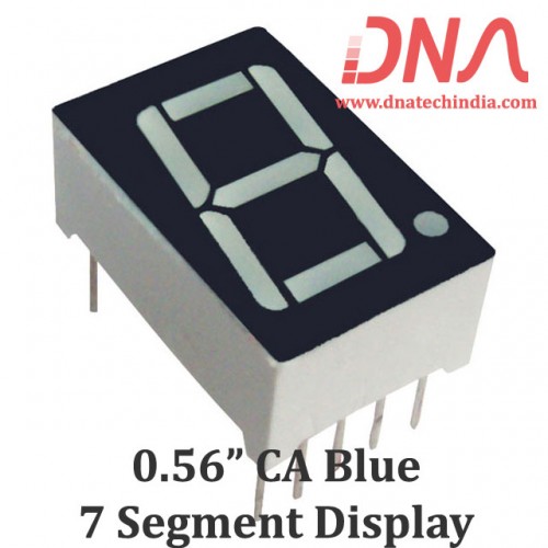 0.56" Blue CA 7 Segment Display