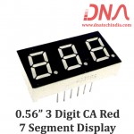 0.56" Three Digit RED CA 7 Segment Display