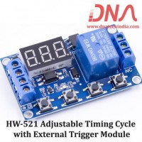 HW-521 Adjustable Timing Cycle with External Trigger Power Relay Module HW-521 Adjustable Timing Cycle with External Trigger Power Relay Module