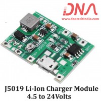 J5019 Li-Ion Charger with 4.5 to 24 Volts Boost Module J5019 Li-Ion Charger with 4.5 to 24 Volts Boost Module