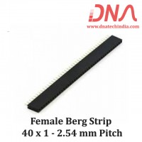 1x40 2.54 mm Berg Strip - Straight Female Header Strip 1x40 2.54 mm Berg Strip - Straight Female Header Strip