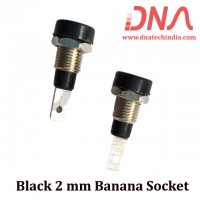 Black 2 mm Banana socket Black 2 mm Banana socket