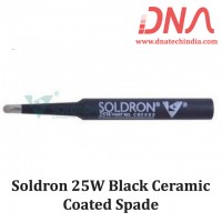 Soldron 25W Black Ceramic Coated Spade Long Life Delux Bit Soldron 25W Black Ceramic Coated Spade Long Life Delux Bit