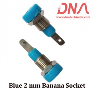 Blue 2 mm Banana socket Blue 2 mm Banana socket