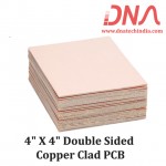 4"x 4" Double Sided Copper Clad PCB