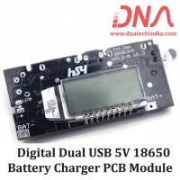 Digital Dual USB 5V 18650 Battery Charger Module With Display Digital Dual USB 5V 18650 Battery Charger Module With Display
