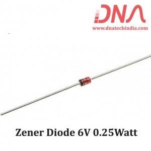 Zener Diode 6V 0.25Watt 