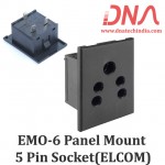 EMO6 5 Pin Panel Socket (ELCOM)