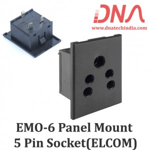 EMO6 5 Pin Panel Socket (ELCOM) EMO6 5 Pin Panel Socket (ELCOM)