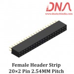 2x20 2.54 mm Berg Strip - Straight Female Header Strip