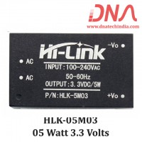 HLK-5M03 AC to DC 5 Watt 3.3 Volts Module HLK-5M03 AC to DC 5 Watt 3.3 Volts Module