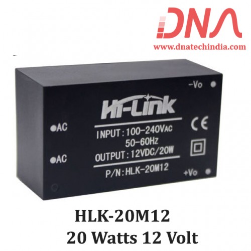 HLK-20M12 AC to DC 20 Watts 12 Volts Module 