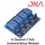 4 Channel 5 Volt Isolated Relay Module