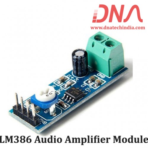 Purchase online LM386 Audio Amplifier Module with Adjustable gain in