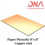 Paper Phenolic 8"x 8" Copper Clad