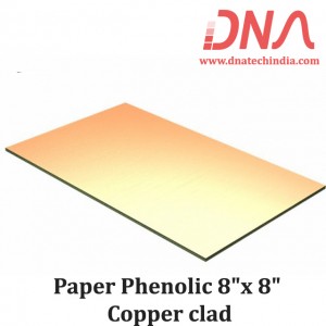 Paper Phenolic 8"x 8" Copper Clad Paper Phenolic 8"x 8" Copper Clad