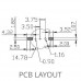 CR1220 Battery Holder (SMD PCB Mount)