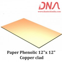 Paper Phenolic 12"x 12" Copper clad Paper Phenolic 12"x 12" Copper clad