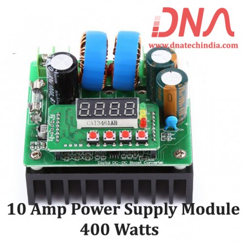 400W 10 Ampere Digital controlled DC to DC Step Up Boost Converter
