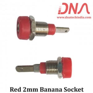 Red 2 mm Banana socket Red 2 mm Banana socket