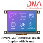 Riverdi 3.5” Resistive Touch Display with Frame