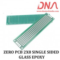 ZERO PCB 2X8 SINGLE SIDED GLASS EPOXY