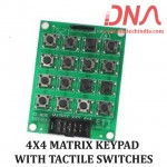 4X4 MATRIX KEYPAD WITH TACTILE SWITCHES