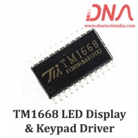 TM1668 LED Display Driver & Keypad IC (SOP24 Package) TM1668 LED Display Driver & Keypad IC (SOP24 Package)