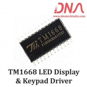 TM1668 LED Display Driver & Keypad IC (SOP24 Package) TM1668 LED Display Driver & Keypad IC (SOP24 Package)
