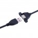 USB A Male To USB A Female With Panel Mount