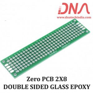 ZERO PCB 2X8 DOUBLE SIDED GLASS EPOXY ZERO PCB 2X8 DOUBLE SIDED GLASS EPOXY